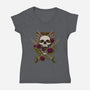 Wings of Freedom-womens v-neck tee-Crumblin' Cookie