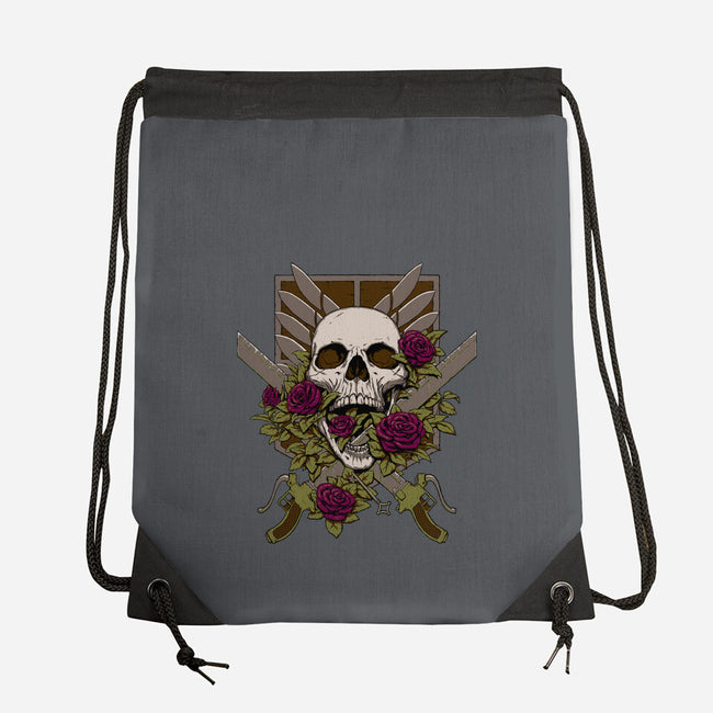 Wings of Freedom-none drawstring bag-Crumblin' Cookie