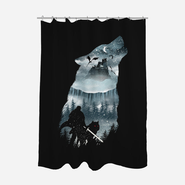 Winter Has Come-none polyester shower curtain-dandingeroz