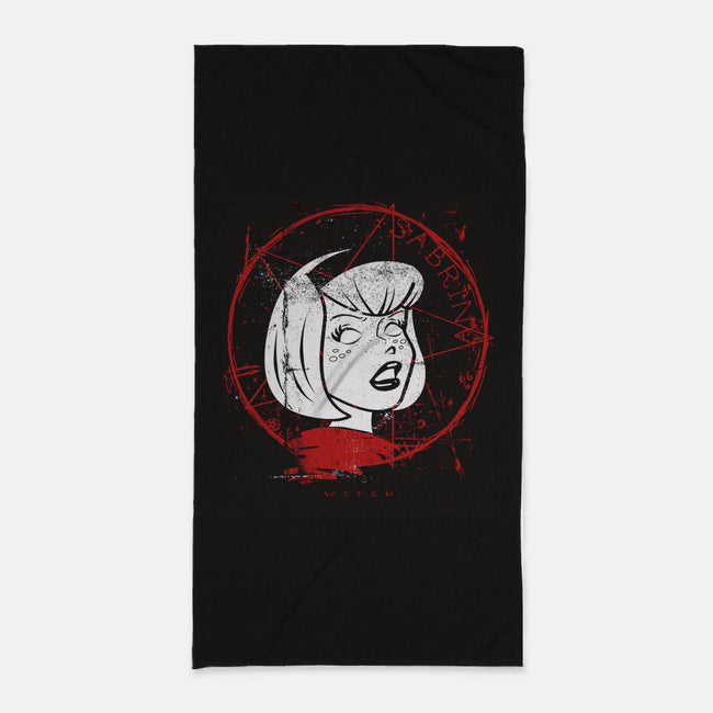 Witch of Greendale-none beach towel-tiranocyrus