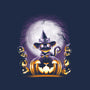 Witch-Cat Night-none removable cover w insert throw pillow-alemaglia