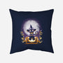 Witch-Cat Night-none removable cover w insert throw pillow-alemaglia