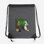 With A Little Help-none drawstring bag-saqman