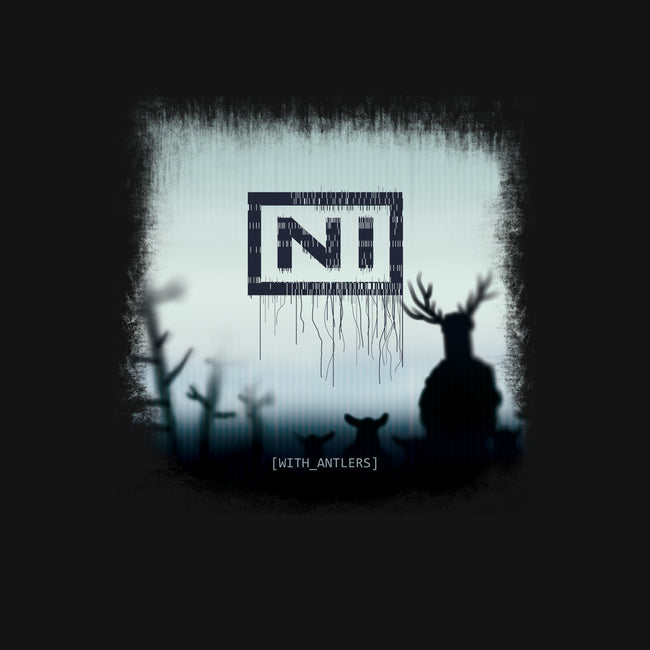 With Antlers-none stretched canvas-ntesign