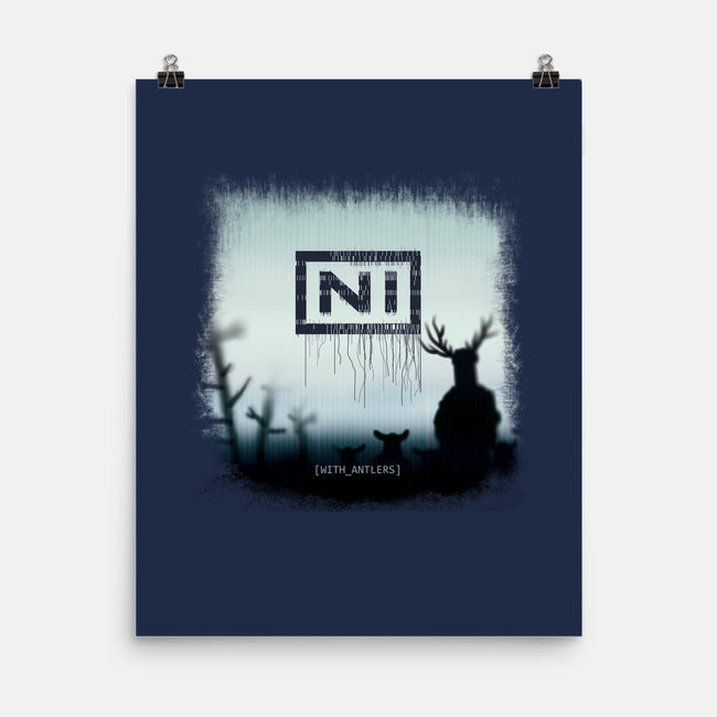 With Antlers-none matte poster-ntesign