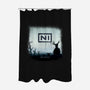 With Antlers-none polyester shower curtain-ntesign