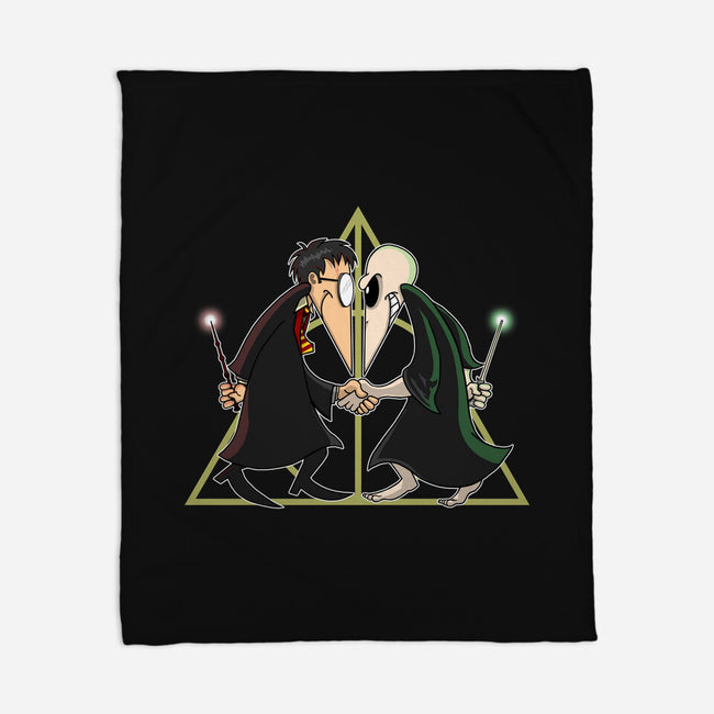 Wizard Vs Wizard-none fleece blanket-SarahCave