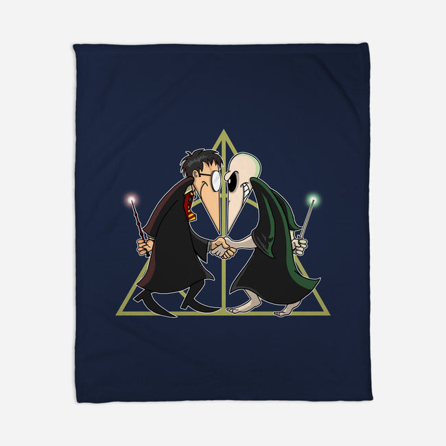 Wizard Vs Wizard-none fleece blanket-SarahCave