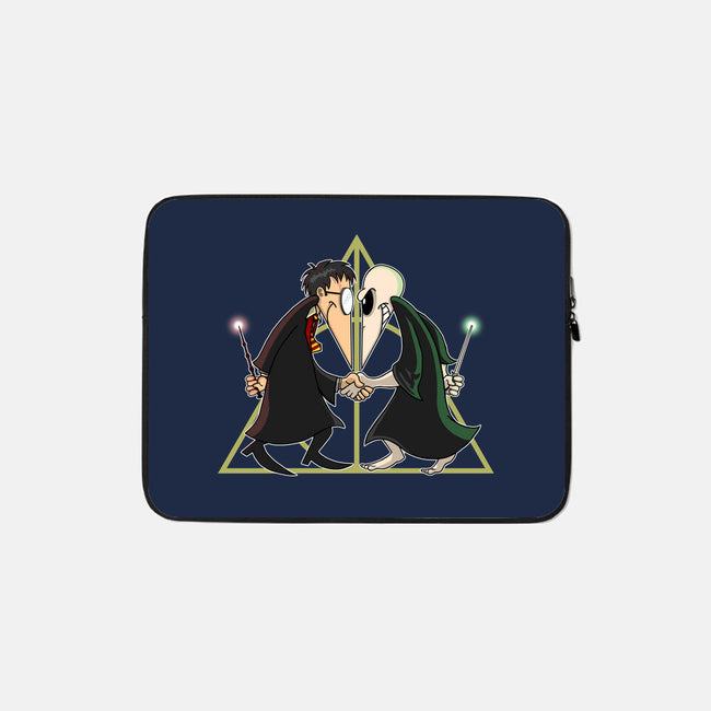 Wizard Vs Wizard-none zippered laptop sleeve-SarahCave