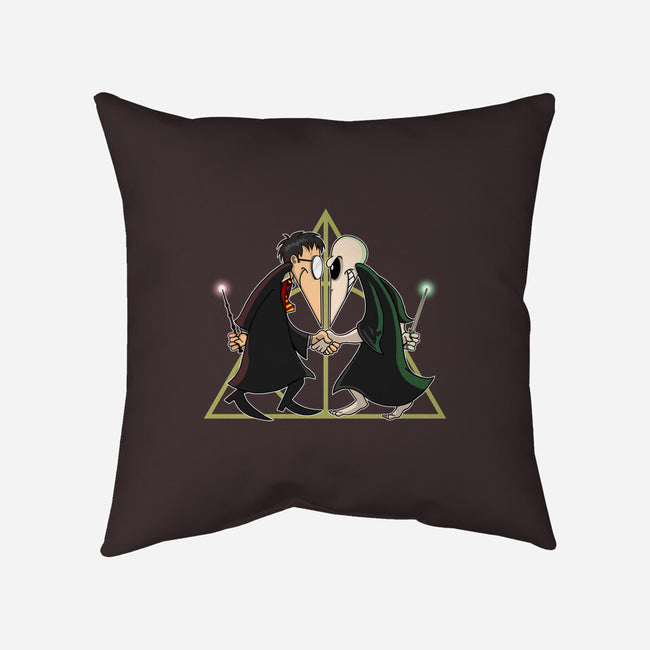 Wizard Vs Wizard-none removable cover w insert throw pillow-SarahCave