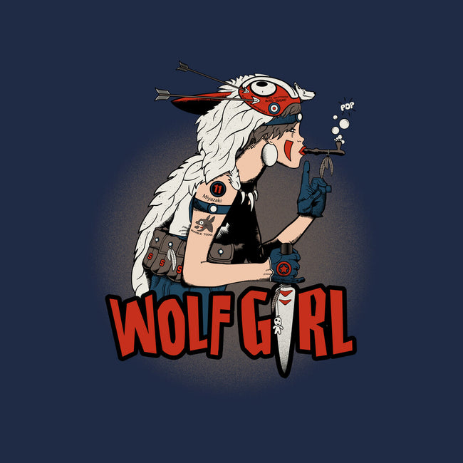 Wolf Girl-none indoor rug-beware1984