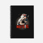 Wolf Girl-none dot grid notebook-beware1984