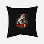 Wolf Girl-none removable cover w insert throw pillow-beware1984