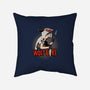 Wolf Girl-none removable cover w insert throw pillow-beware1984