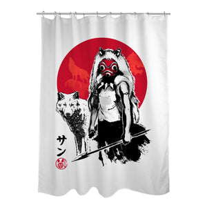 Wolf Girl Sumi-e