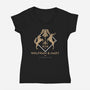 Wolfram & Hart-womens v-neck tee-xMitch