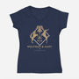 Wolfram & Hart-womens v-neck tee-xMitch
