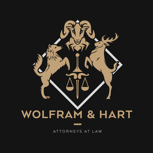 Wolfram & Hart-unisex baseball tee-xMitch