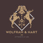 Wolfram & Hart-none polyester shower curtain-xMitch