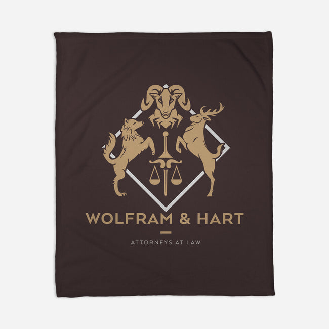 Wolfram & Hart-none fleece blanket-xMitch