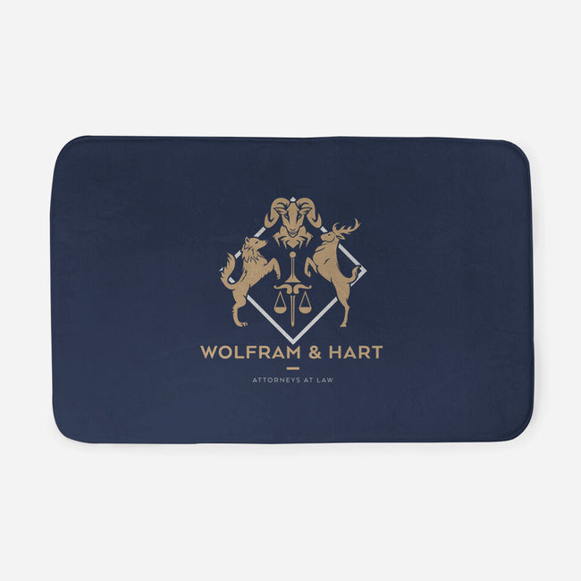 Wolfram & Hart-none memory foam bath mat-xMitch