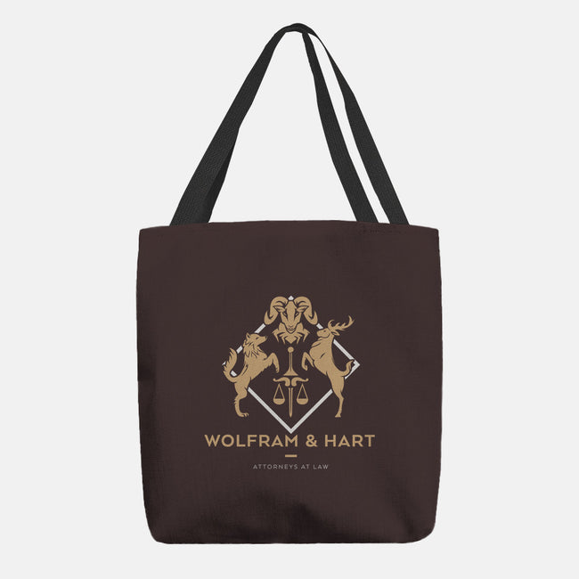 Wolfram & Hart-none basic tote-xMitch