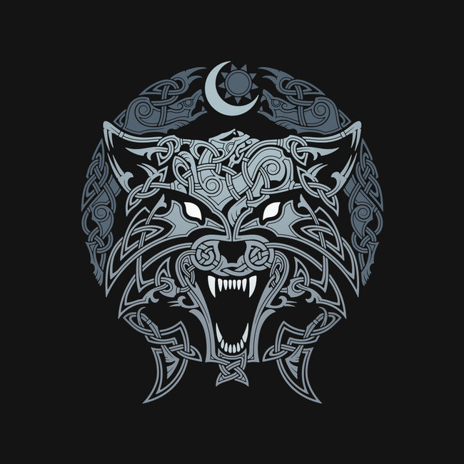 Wolves of Ragnarok-womens off shoulder sweatshirt-RAIDHO