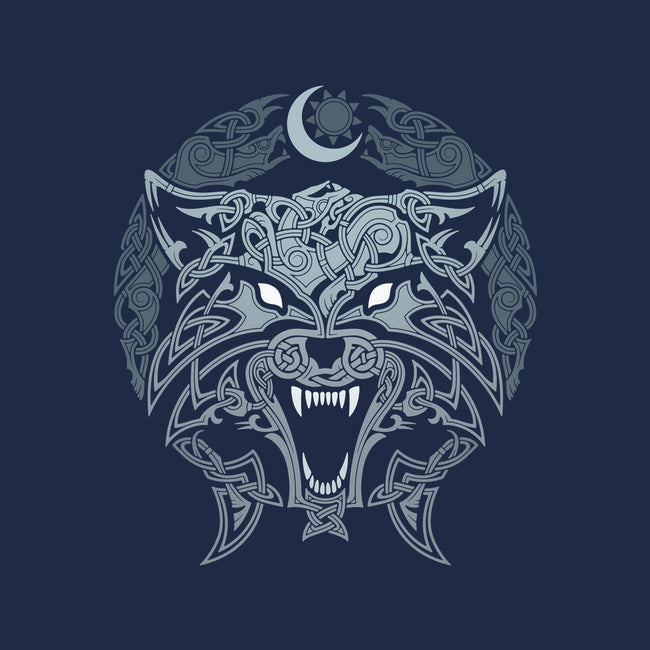 Wolves of Ragnarok-none indoor rug-RAIDHO