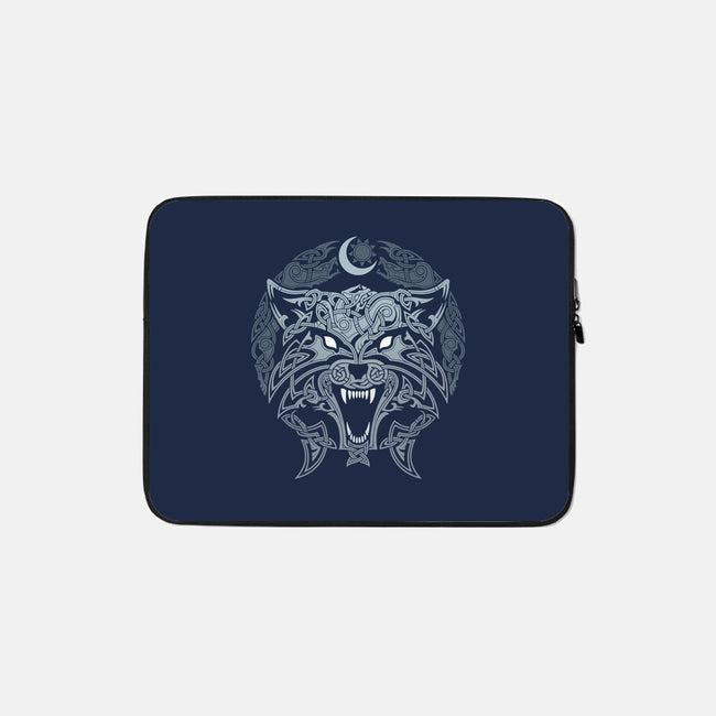 Wolves of Ragnarok-none zippered laptop sleeve-RAIDHO