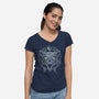 Wolves of Ragnarok-womens v-neck tee-RAIDHO