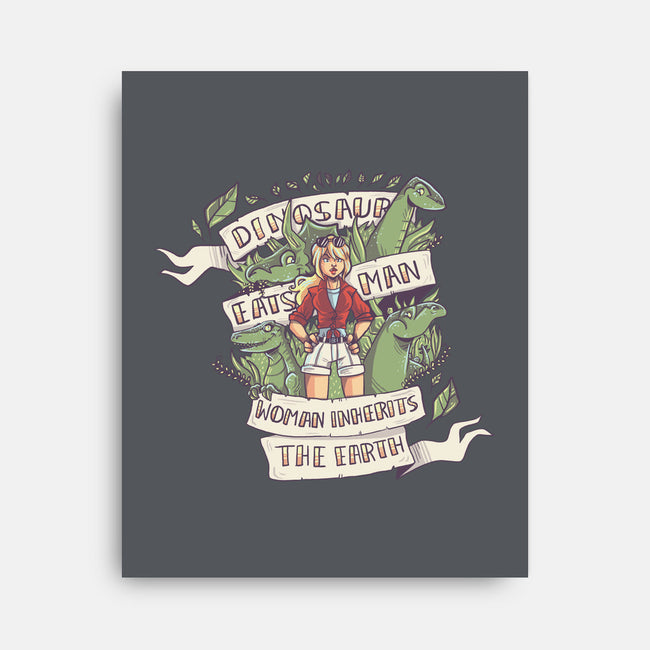 Woman Inherits the Earth-none stretched canvas-keelhaulkate