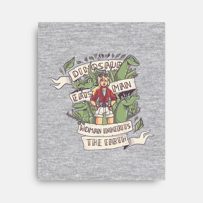 Woman Inherits the Earth-none stretched canvas-keelhaulkate