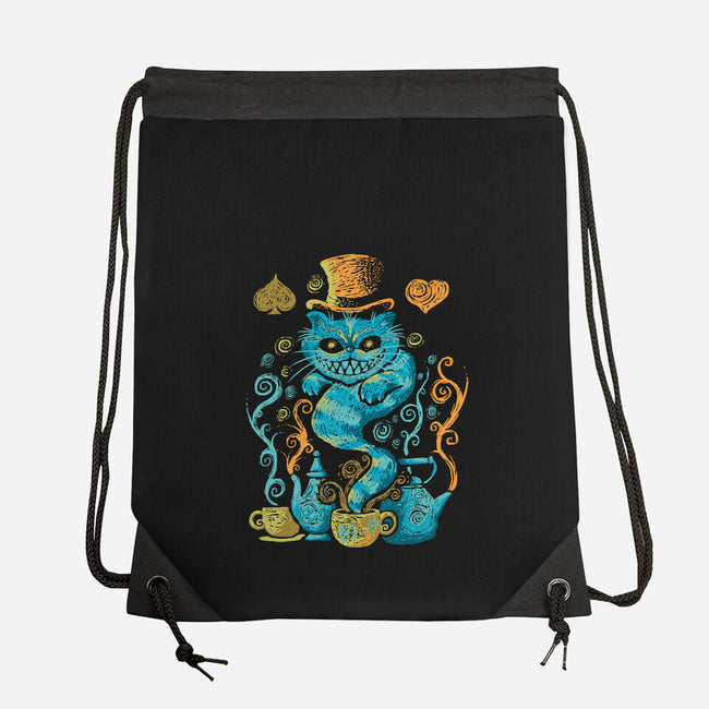 Wonderland Impressions-none drawstring bag-Letter_Q