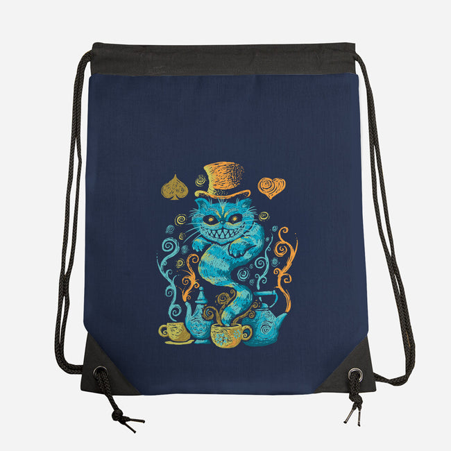 Wonderland Impressions-none drawstring bag-Letter_Q