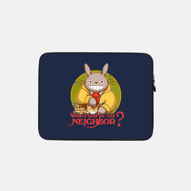 Won't You be My Neighbor-none zippered laptop sleeve-KindaCreative