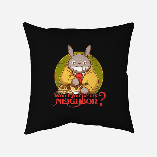 Won't You be My Neighbor-none removable cover w insert throw pillow-KindaCreative