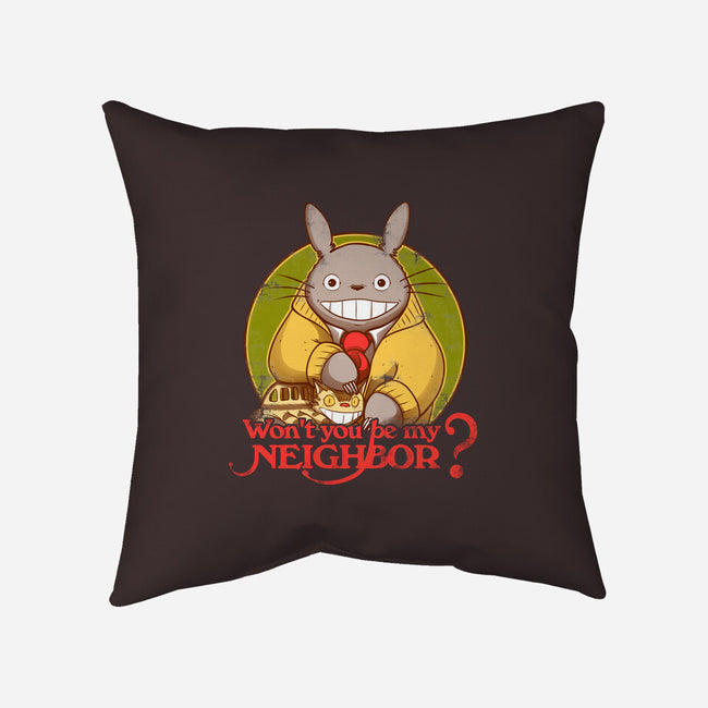 Won't You be My Neighbor-none removable cover w insert throw pillow-KindaCreative