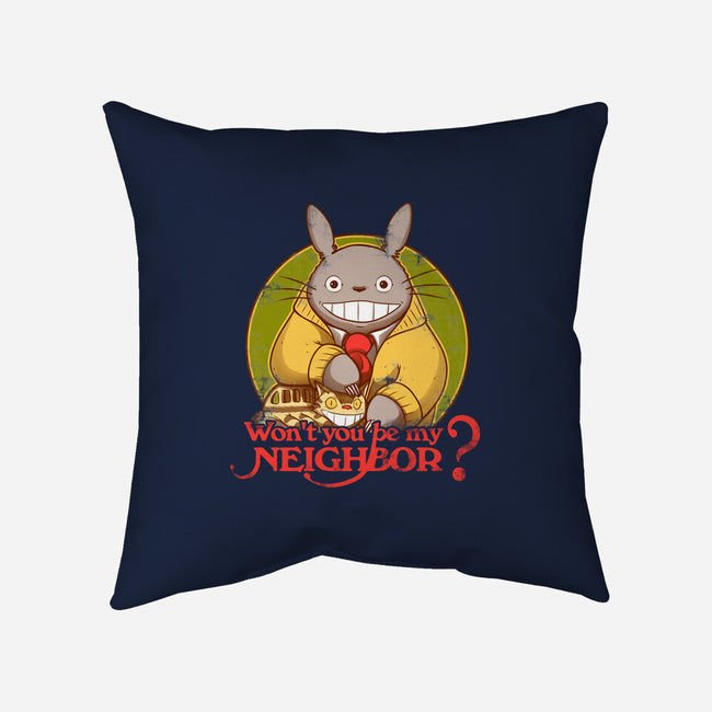 Won't You be My Neighbor-none removable cover w insert throw pillow-KindaCreative
