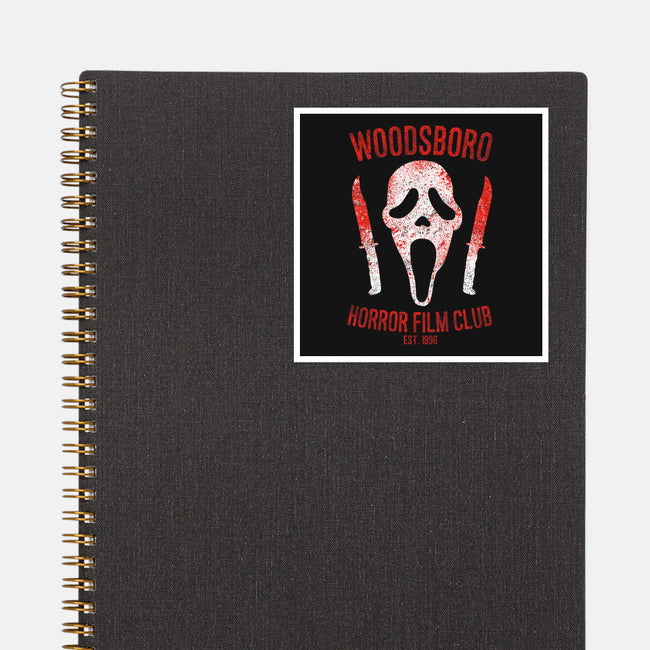 Woodsboro Horror Film Club-none glossy sticker-alecxpstees