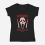 Woodsboro Horror Film Club-womens v-neck tee-alecxpstees