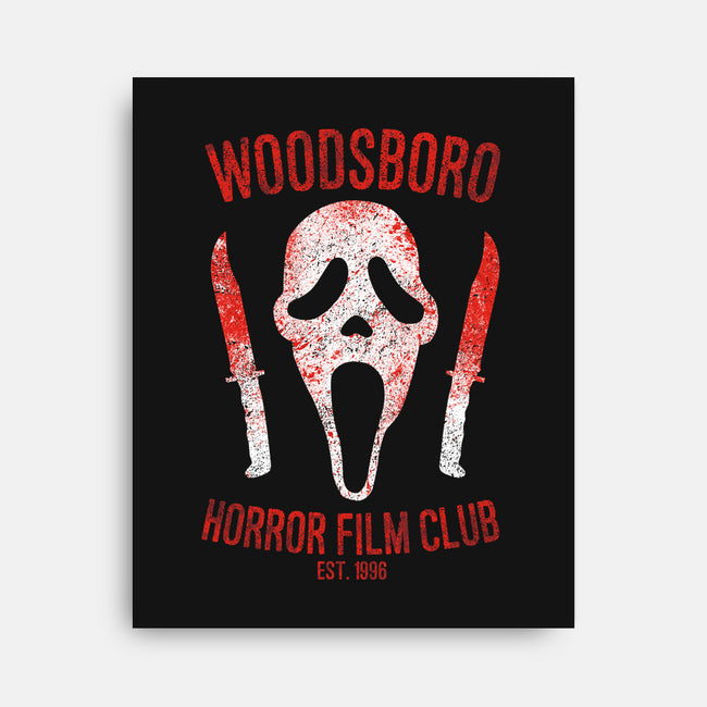 Woodsboro Horror Film Club-none stretched canvas-alecxpstees