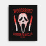 Woodsboro Horror Film Club-none stretched canvas-alecxpstees