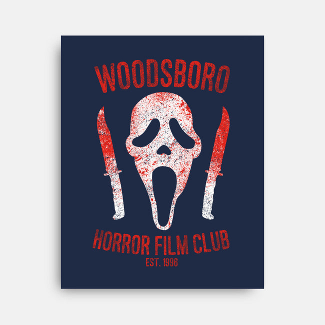 Woodsboro Horror Film Club-none stretched canvas-alecxpstees