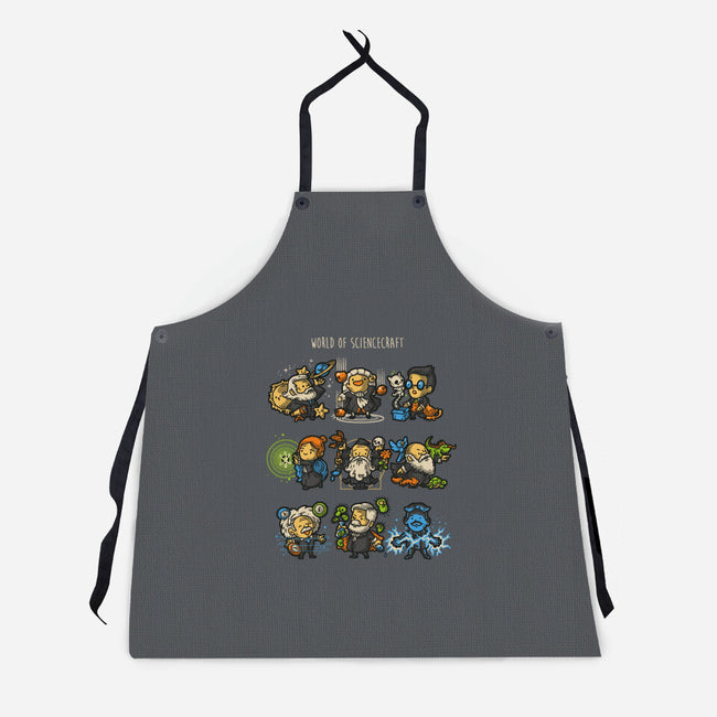 World of Sciencecraft-unisex kitchen apron-Letter_Q