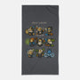 World of Sciencecraft-none beach towel-Letter_Q