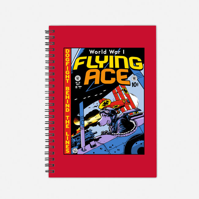 World War I Flying Ace-none dot grid notebook-Captain Ribman