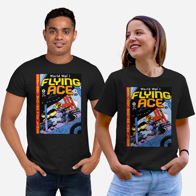 World War I Flying Ace-unisex basic tee-Captain Ribman