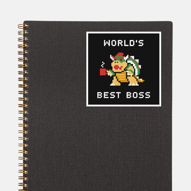 World's Best Boss-none glossy sticker-csweiler