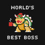 World's Best Boss-none fleece blanket-csweiler