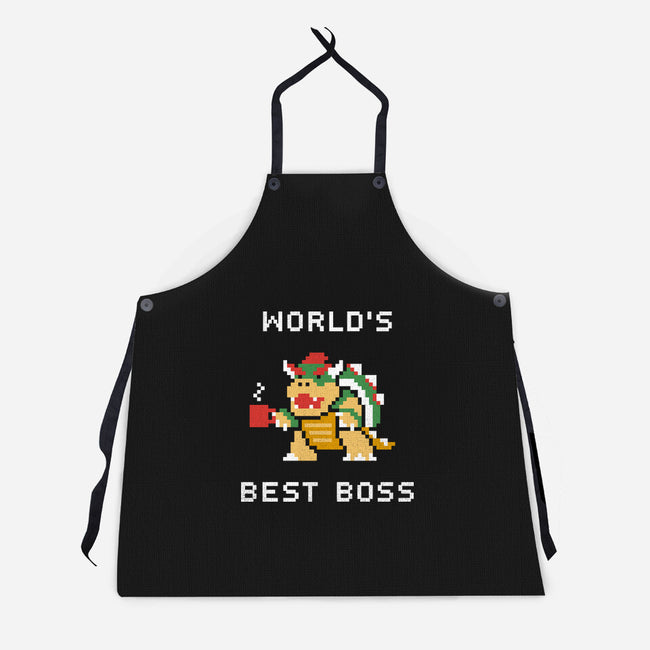 World's Best Boss-unisex kitchen apron-csweiler